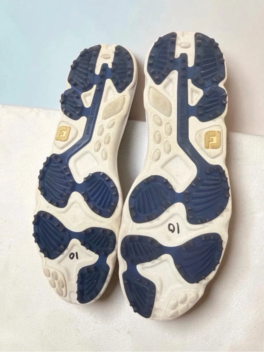 FootJoy Empower Boa 98004K Mesh Adjustable laces Golf Shoes 7 1/2 medium EUC